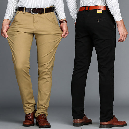 Pantalones Casuales Elásticos para Hombre - Otoño e Invierno - Image 2