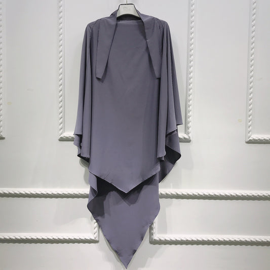 Pañuelo Musulmán Liso de Tela Suave - Hijab Árabe Elegante - Image 2