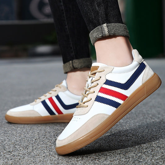 Tenis de Cuero para Hombre con Plantillas Elevadoras y Suela de Goma Reforzada - Image 2