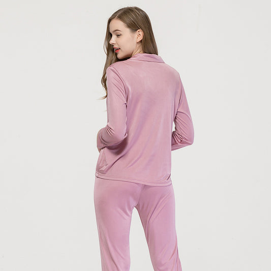 Conjunto de Dos Piezas en Seda Mulberry Tejida para Mujer - Image 2