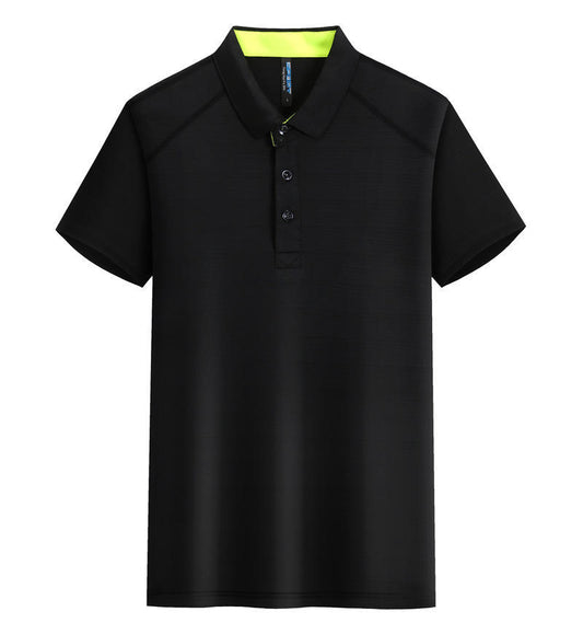 Polo Deportivo de Seda Cristal con Solapa - Secado Rápido para Actividades al Aire Libre - Image 2