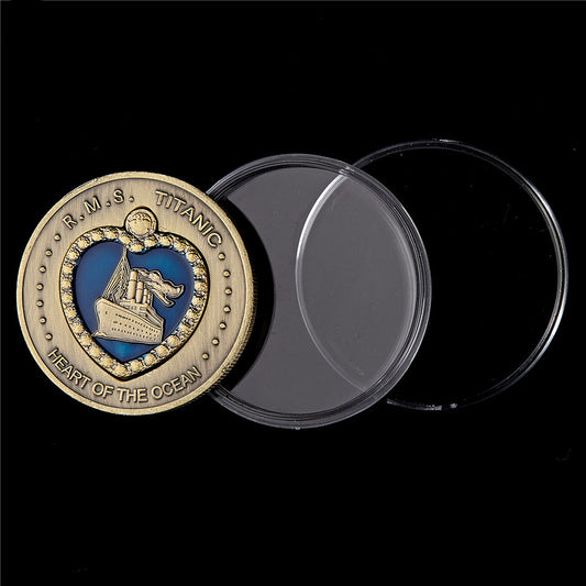 Moneda Conmemorativa Corazón del Océano Titanic - Image 2