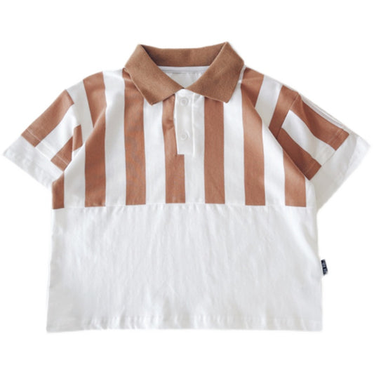 Playera de Rayas para Niño - Manga Corta Fresca y Cómoda - Image 2