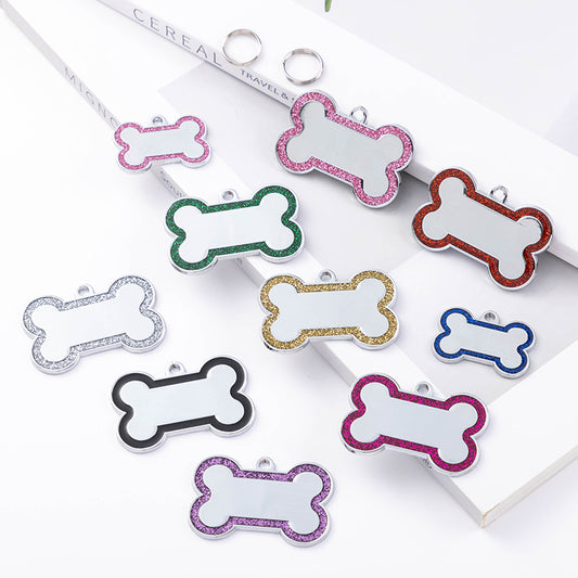 Placa de Identificación para Perros en Aleación de Zinc con Acabado Metalizado - Image 2