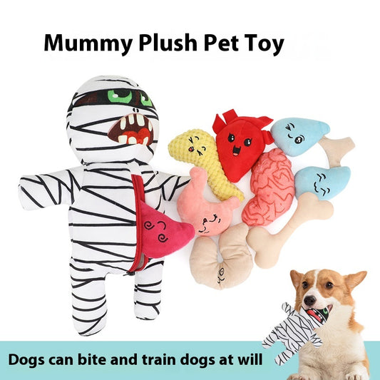 Juguete Interactivo de Peluche Momia con Escondite de Alimentos - Image 2