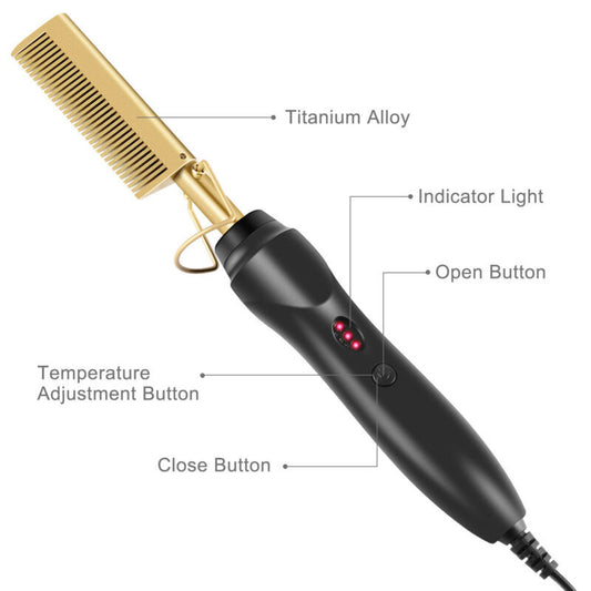 Peine Térmico Dual de Cobre para Cabello Seco y Húmedo - Image 2