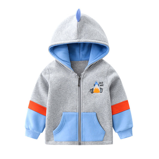 Chamarra Acolchada con Capucha y Cierre para Niños - Image 2
