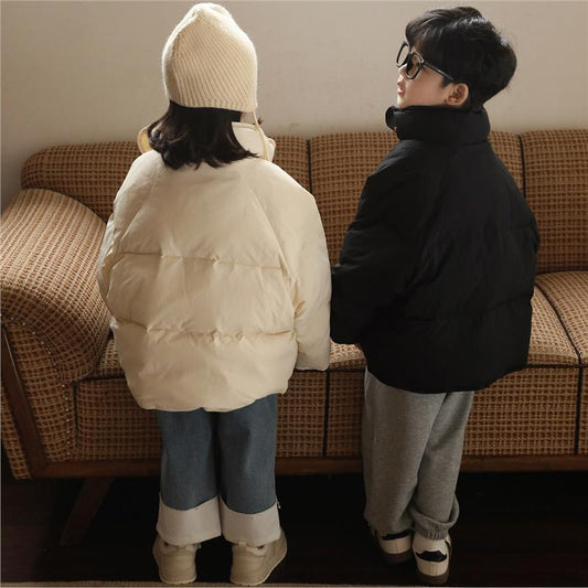 Abrigo Acolchado Corto para Niños - Invierno Cálido y Resistente - Image 2