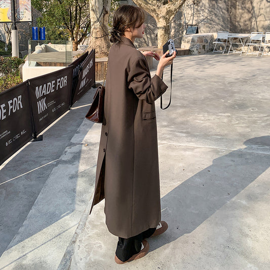 Abrigo Trench Coat Largo a la Rodilla para Mujer - Image 2