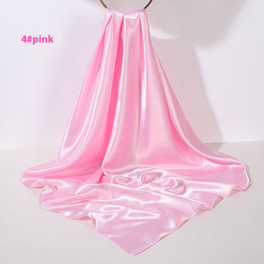 Pañuelo de Seda Artificial 90cm Satinado Brillante - Elegancia Pura - Image 2