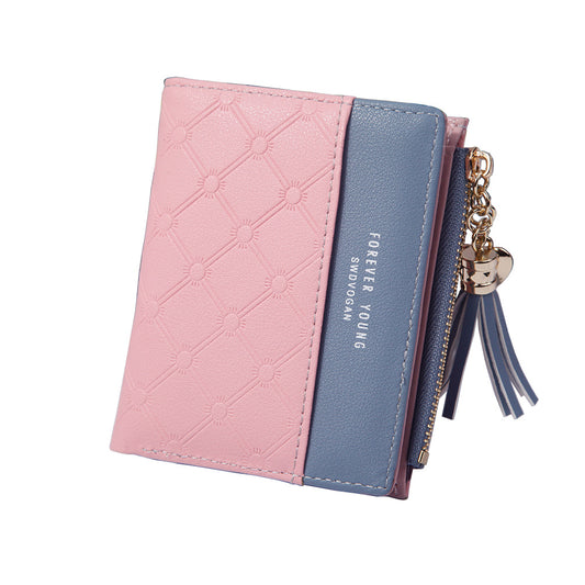 Billetera Compacta Mujer Estilo Asiático con Cierre de Hebilla - Image 2