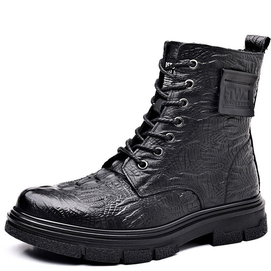 Botas de Invierno para Hombre en Cuero Genuino Martin - Image 2