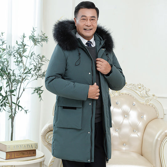 Abrigo Grueso Impermeable para Hombre - Abrigo Largo Térmico de Invierno - Image 2