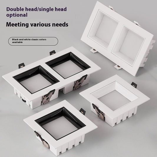 Downlight LED Cuadrado Ultra Delgado Embutido para Techo - Image 2