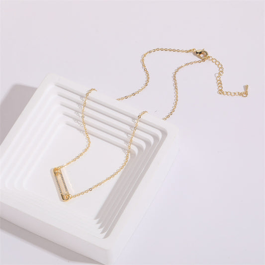 Dije de Circón con Clip Personalizado en Oro 14k - Collar Versátil - Image 2