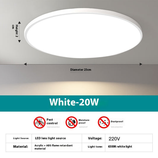 Lámpara de Techo LED Ultrafina Redonda para Sala - Image 2