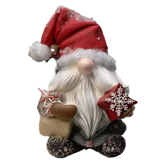 Muñeco de Nieve Navideño de Pelo Verde - Adorno Festivo para el Hogar - Image 2