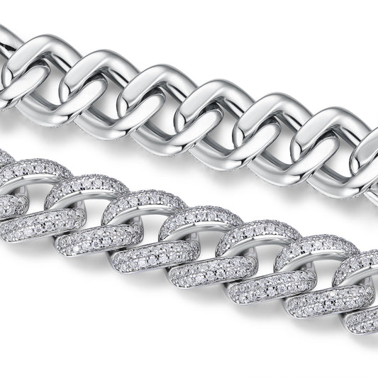 Pulsera de Plata S925 con Moissanita: Lujo Accesible y Elegancia Atemporal - Image 2