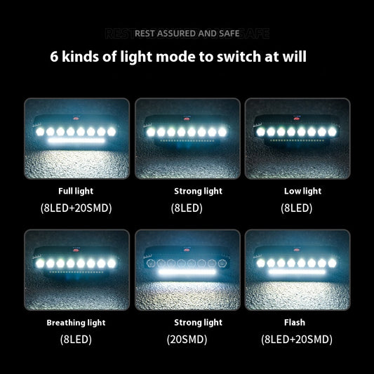 Luz Delantera LED Ultra Brillante para Bicicleta con Claxon Integrado - Image 2