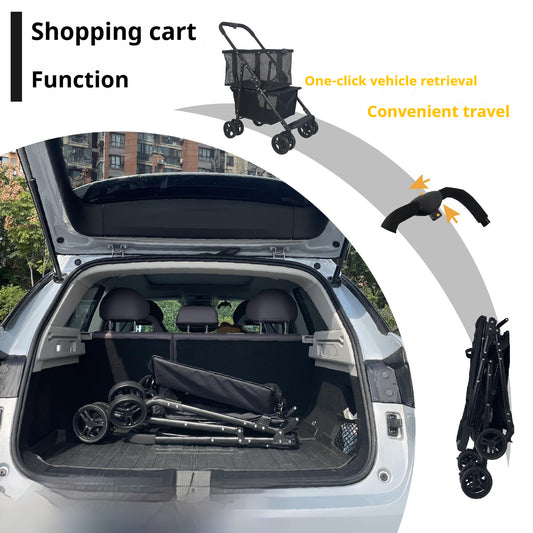 Carrito de Compras Plegable para Exterior - Diseño Viral - Image 2
