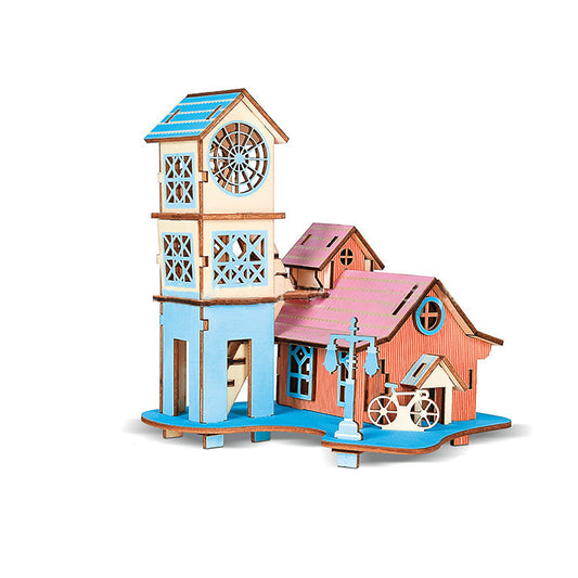 Puzzle 3D de Madera - Modelo DIY Educativo - Image 2
