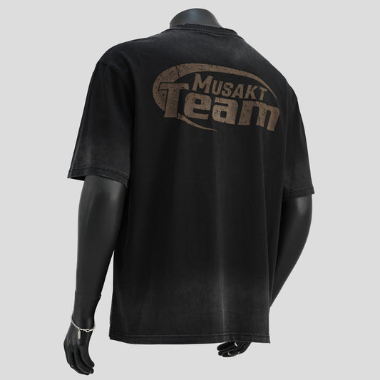 Camiseta Retro Americana Hombre Manga Corta Suelta Verano - Image 2