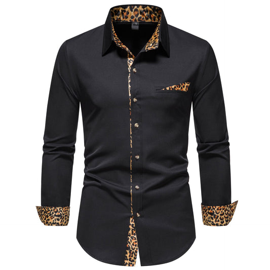 Camisa Manga Larga Combinada para Hombre - Image 2
