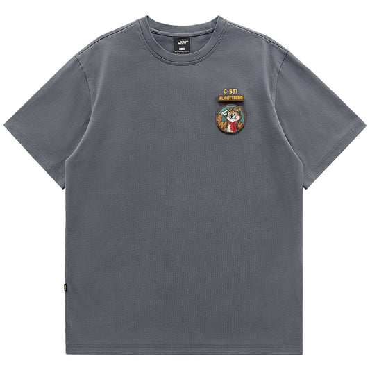 Camiseta Vintage con Bordados para Hombre - Image 2