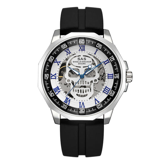 Reloj Mecánico Hueco de Lujo con Correa de Acero Inoxidable - Image 2