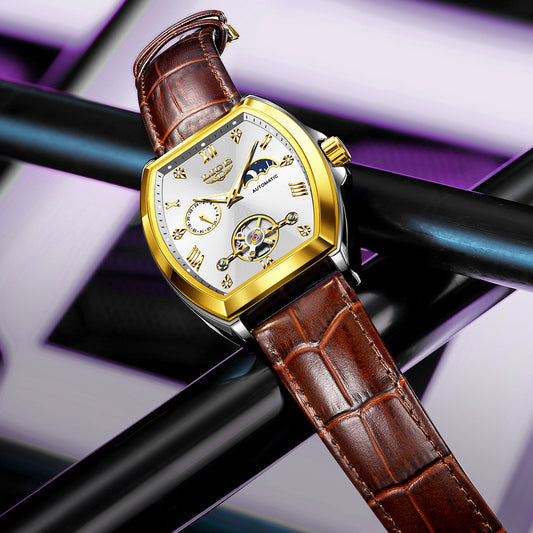 Reloj Mecánico Tourbillon para Hombre Multifuncional Resistente al Agua - Image 2