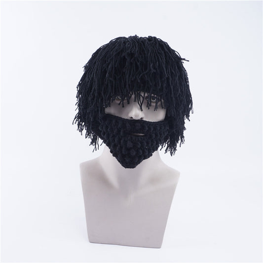 Gorro Tejido Invernal con Barba Desmontable - Sombrero Divertido Unisex - Image 2