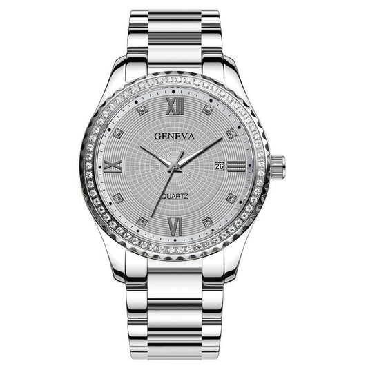 Reloj de Hombre Acero Inoxidable con Calendario - Cuarzo Elegante - Image 2