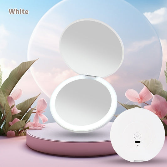 Espejo de Maquillaje LED Portátil con Luz Luminosa - Image 2