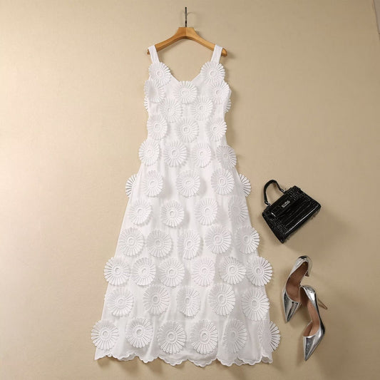 Vestido Metalizado Espalda Descubierta con Tirantes Finos - Image 2