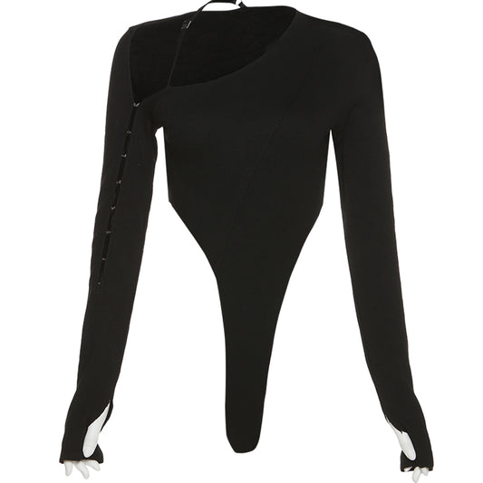 Blusa Manga Larga con Diseño Calado Efecto Slim - Image 2