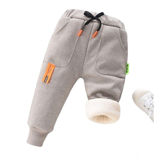 Pantalones Cálidos Acolchados de Felpa para Niña - Image 2