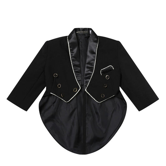 Conjunto de Esmoquin Infantil Británico para Presentador de Piano y Eventos - Image 2