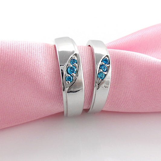 Anillo de Plata 925 con Cianita para Parejas - Joya Elegante para Hombre - Image 2