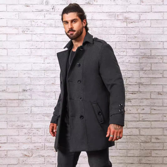 Abrigo de Lana para Otoño e Invierno - Diseño Elegante y Versátil - Image 2