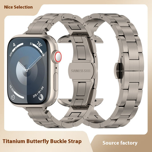 Correa de Reloj Inteligente en Titanio - Compatible con iWatch - Image 2