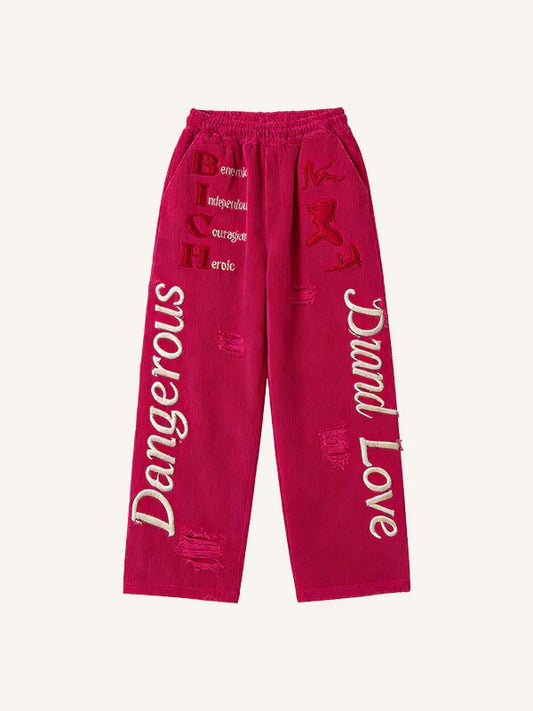 Pantalones Rectos Estampados para Hombre - Casual y Moderno - Image 2