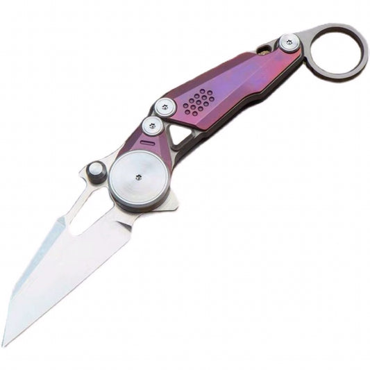 Cuchillo Plegable de Aleación de Titanio y Alta Dureza - Image 2