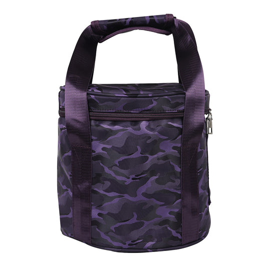 Bolsa Portátil para Cuencos Tibetanos de Cristal con Patrón Oxford Púrpura - Image 2