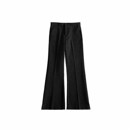 Pantalones Casuales Minimalistas de Corte Fluido Lujo Ligero - Image 2