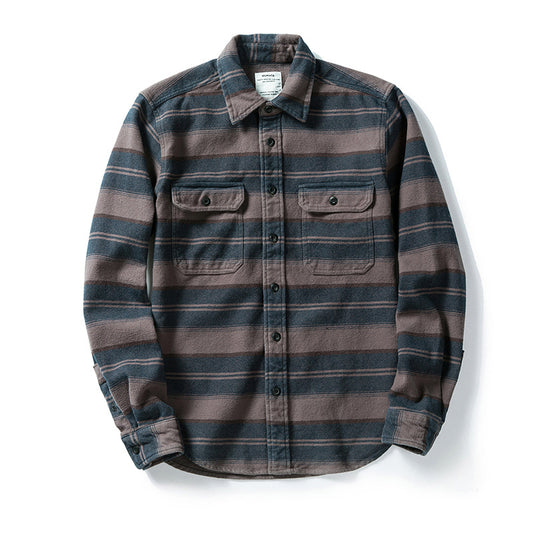 Cardigan Tipo Camisa Suelta a Cuadros Multicolor - Image 2