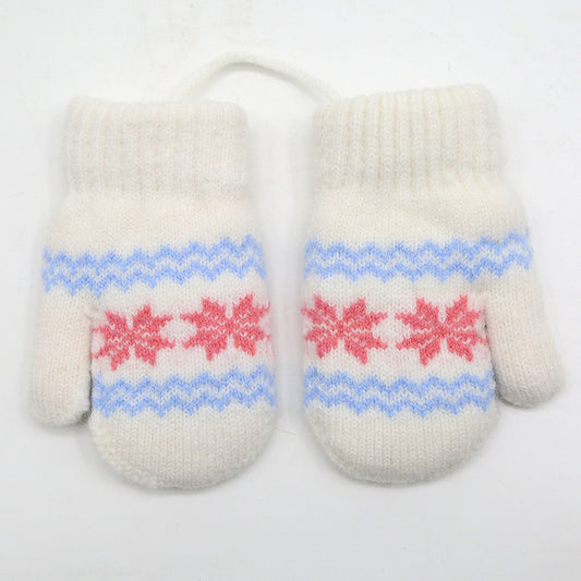 Guantes Cálidos Alpaca con Arnés para Niños - Image 2
