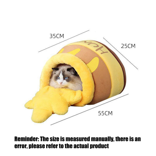 Cama Nido para Gatos con Espuma Viscoelástica - Cojín Desmontable y Lavable - Image 2
