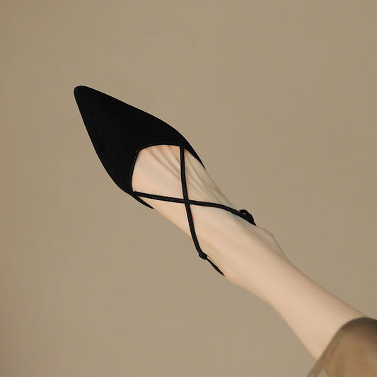 Sandalias Cómodas con Tacón Bajo y Diseño Hueco - Image 2