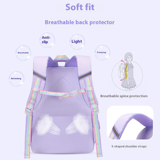 Mochila Escolar para Primaria con Gran Capacidad y Reducción de Carga - Image 2