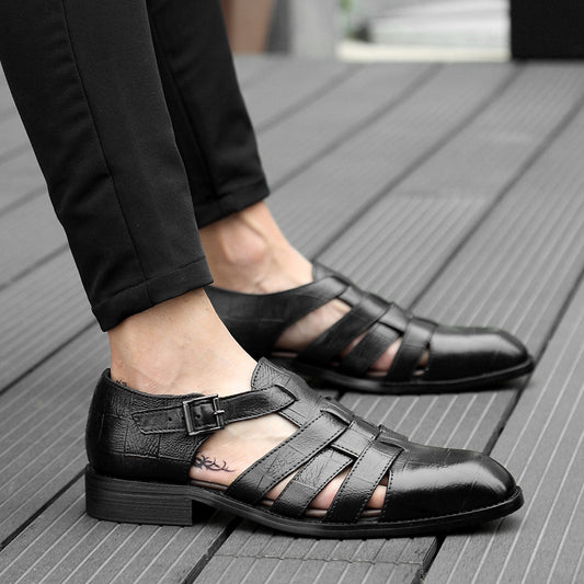 Zapatos Formales Ejecutivos para Hombre con Diseño Hueco y Hebilla Cómoda - Image 2